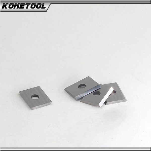 Rectangular Solid Carbide Replacement Insert Knives-One Hole