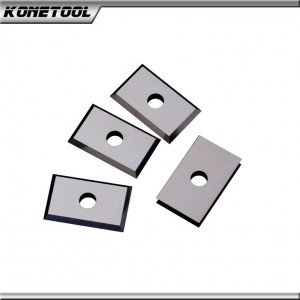 Rectangular Solid Carbide Replacement Insert Knives-One Hole